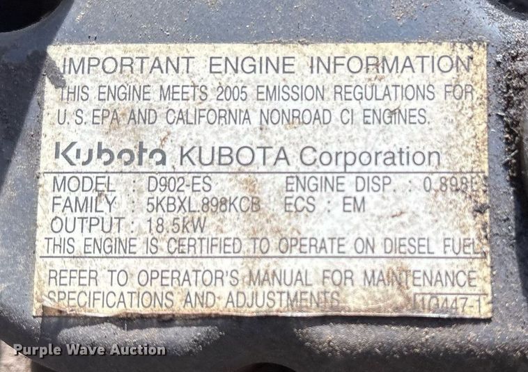 image for item OB9539 Kubota RTV900 utility vehicle