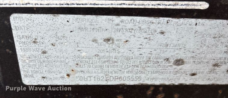 image for item OB9549 2013 Road Boss utility trailer