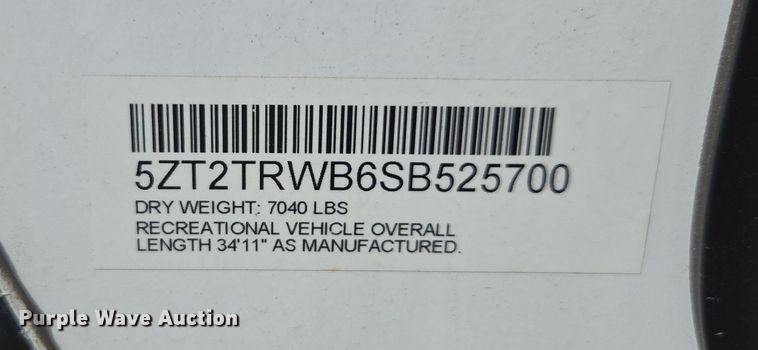 image for item YA0380 2025 Forest River Tracer camper