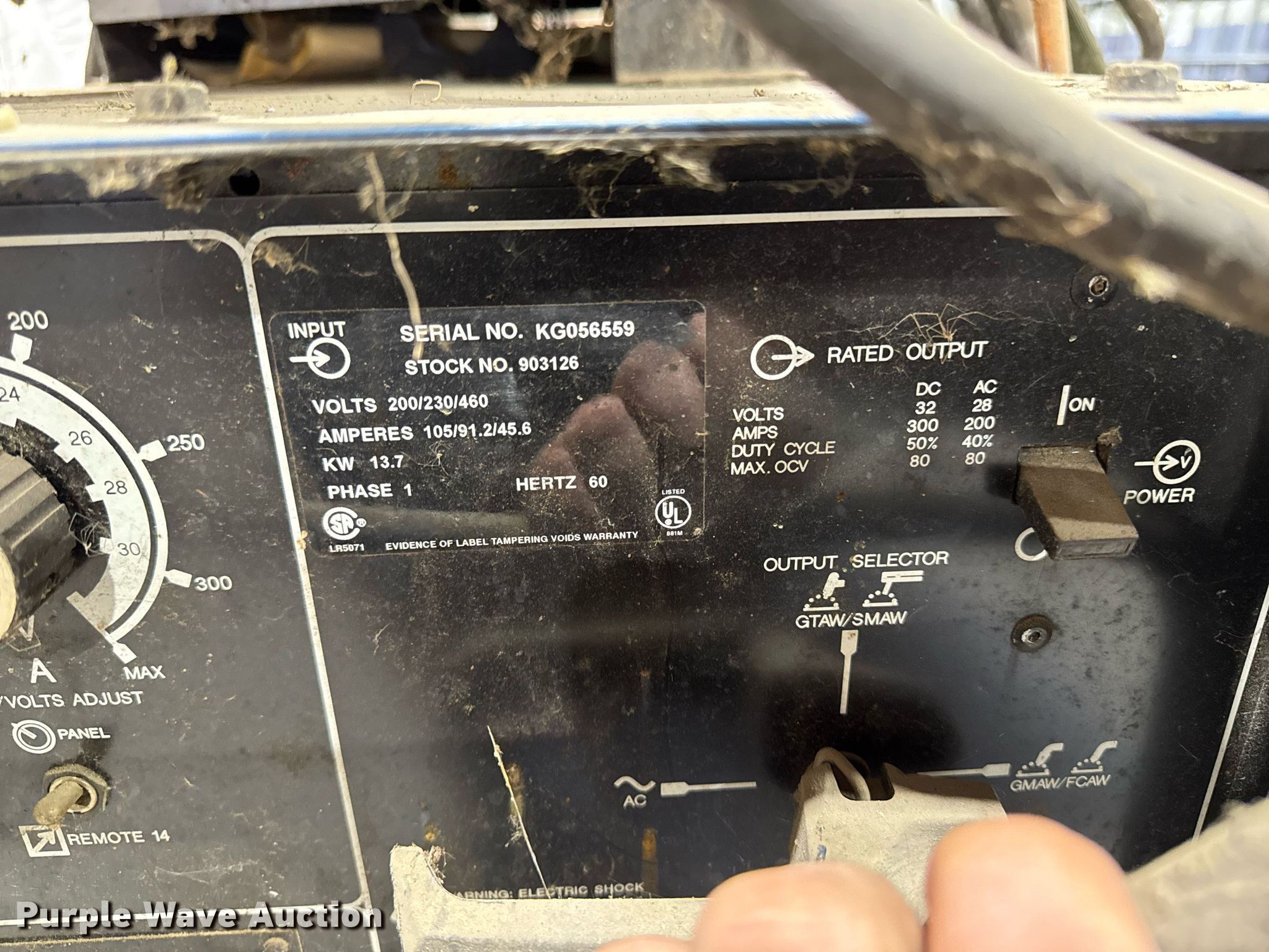 Miller Shopmaster 300 AC/DC welder in Atkins, IA | Item EM3734