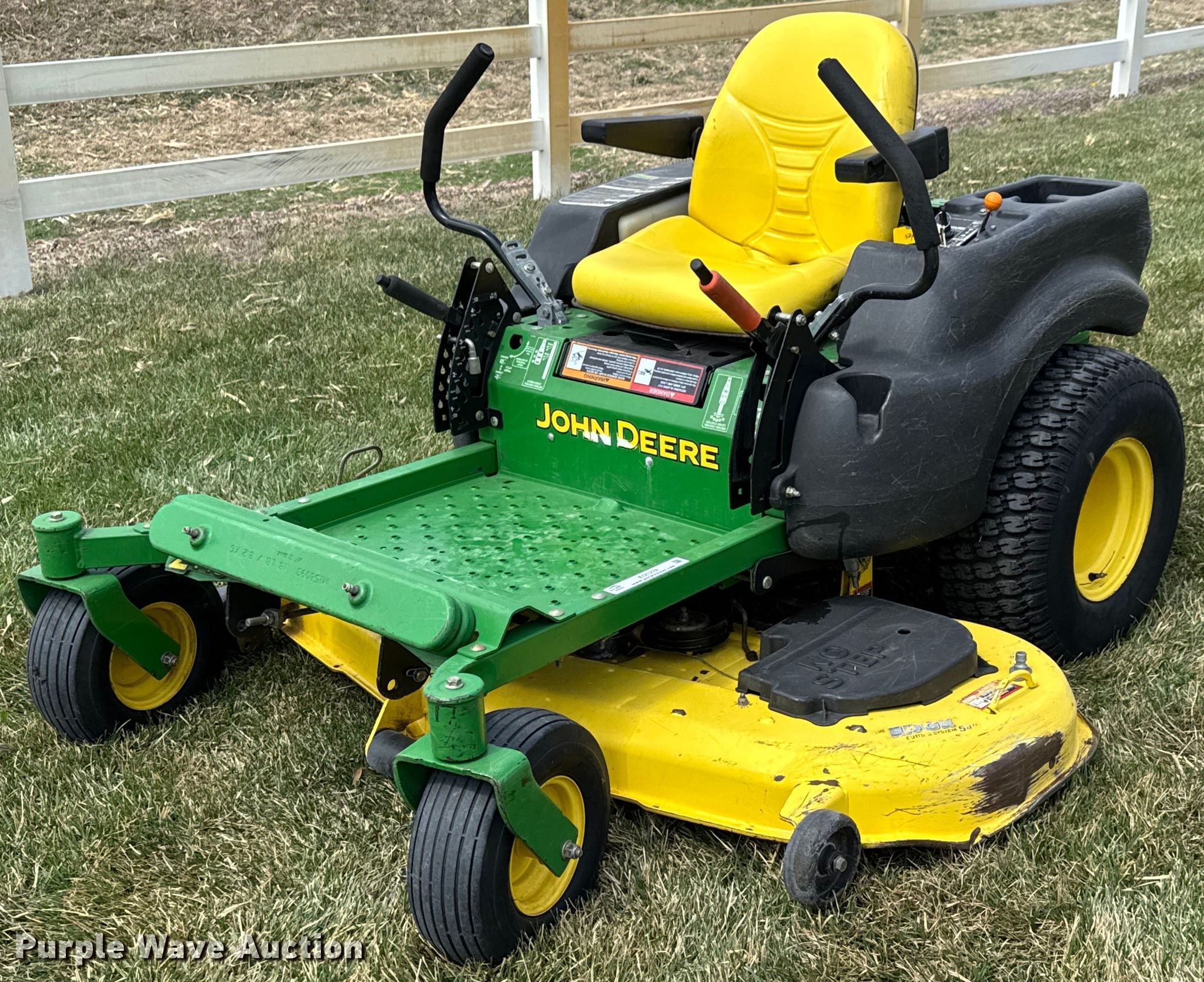 2010 John Deere Z445 54C ZTR lawn mower in Sedgwick, KS