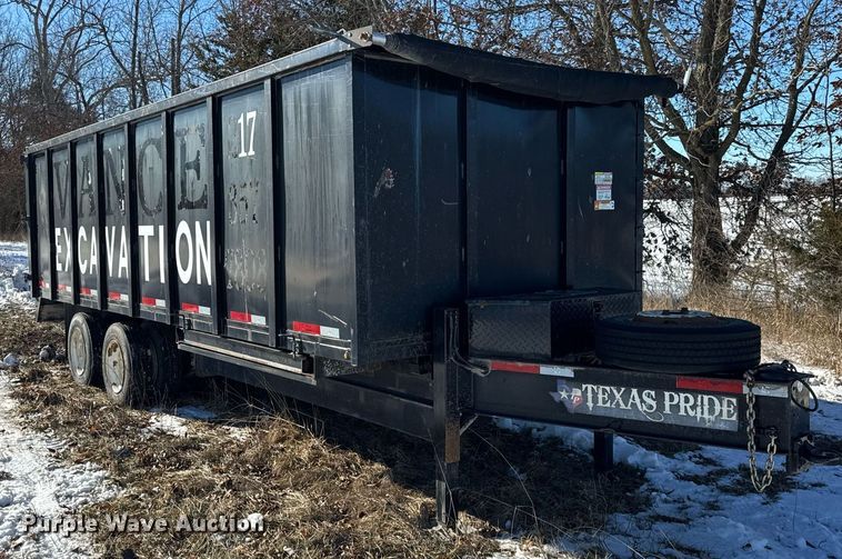 image for item DH9756 2019 Texas Pride dump trailer