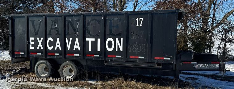 image for item DH9756 2019 Texas Pride dump trailer