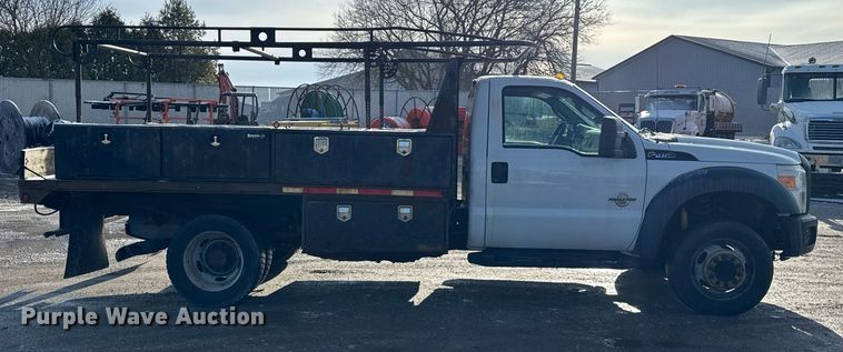 image for item DH9883 2011 Ford F450 Super Duty XL flatbed truck