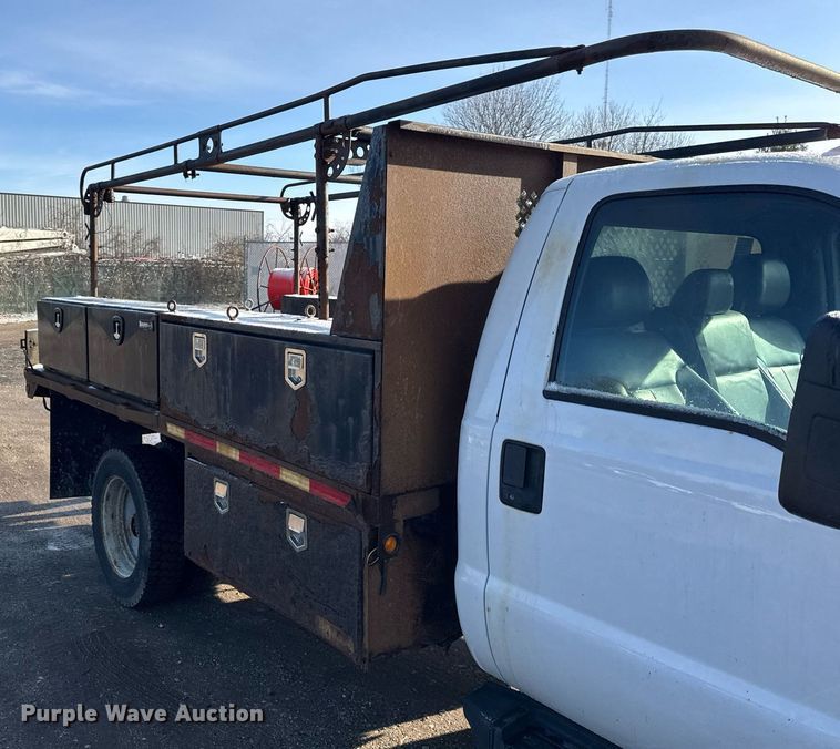 image for item DH9883 2011 Ford F450 Super Duty XL flatbed truck