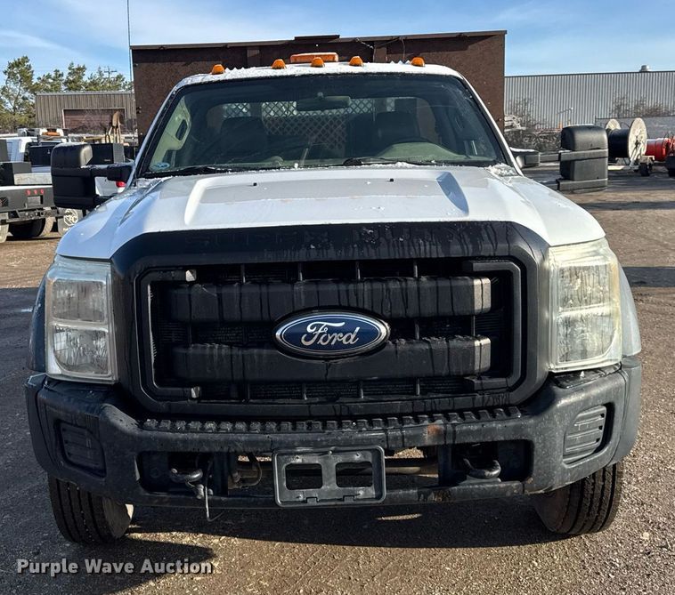 image for item DH9885 2011 Ford F450 Super Duty XL dump flatbed truck