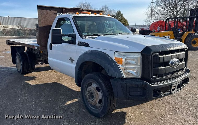 image for item DH9885 2011 Ford F450 Super Duty XL dump flatbed truck