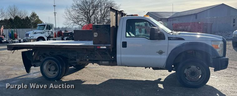 image for item DH9885 2011 Ford F450 Super Duty XL dump flatbed truck