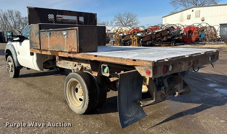 image for item DH9885 2011 Ford F450 Super Duty XL dump flatbed truck