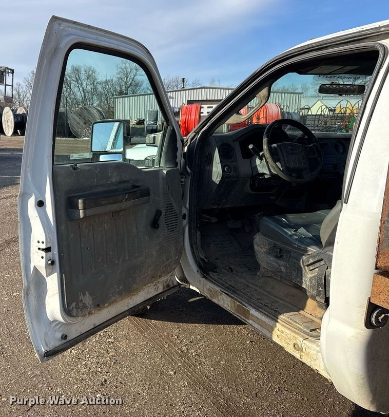 image for item DH9885 2011 Ford F450 Super Duty XL dump flatbed truck