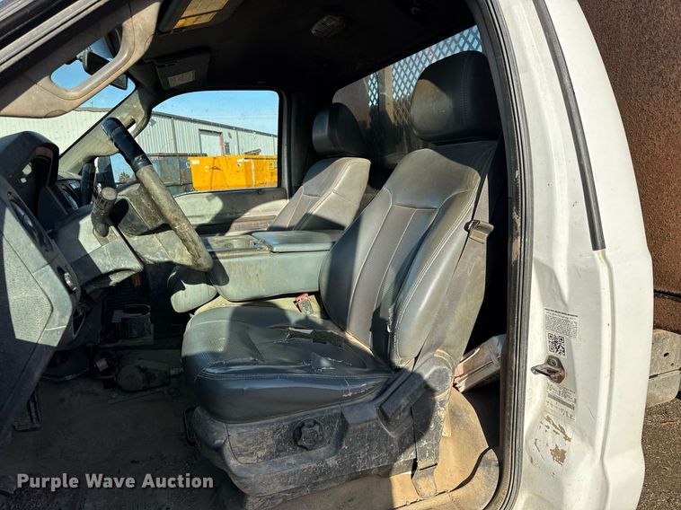 image for item DH9885 2011 Ford F450 Super Duty XL dump flatbed truck