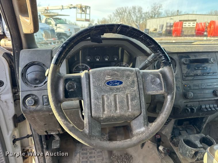 image for item DH9885 2011 Ford F450 Super Duty XL dump flatbed truck