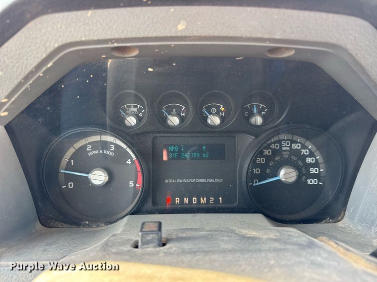 image for item DH9885 2011 Ford F450 Super Duty XL dump flatbed truck