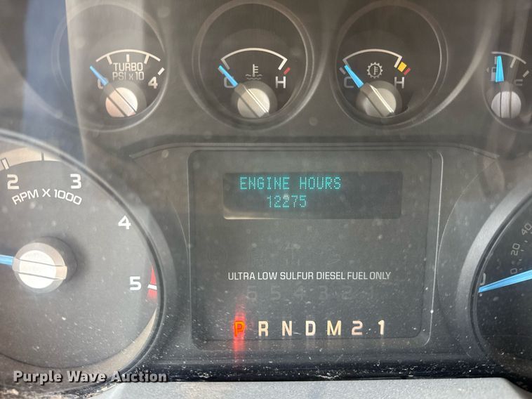 image for item DH9885 2011 Ford F450 Super Duty XL dump flatbed truck