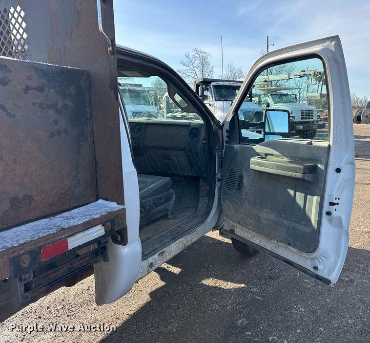 image for item DH9885 2011 Ford F450 Super Duty XL dump flatbed truck