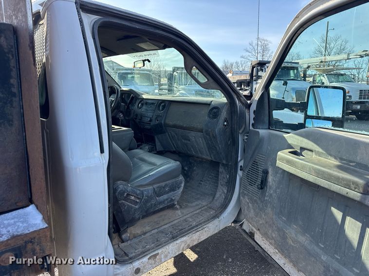 image for item DH9885 2011 Ford F450 Super Duty XL dump flatbed truck