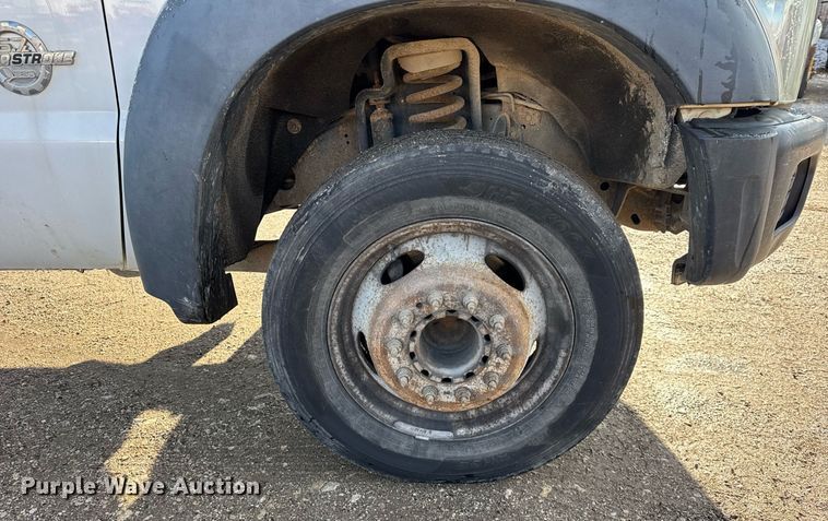 image for item DH9885 2011 Ford F450 Super Duty XL dump flatbed truck