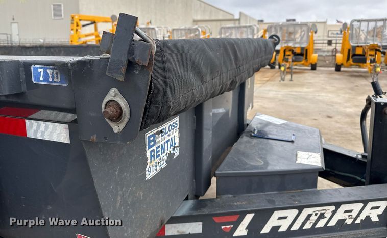 image for item DM5564 2019 Lamar dump trailer