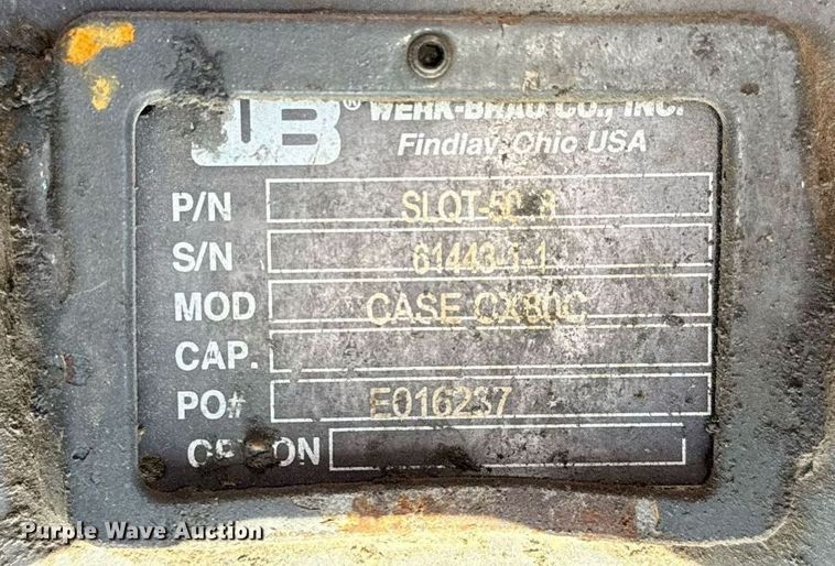 image for item DM5618 2016 Case CX80C mini excavator