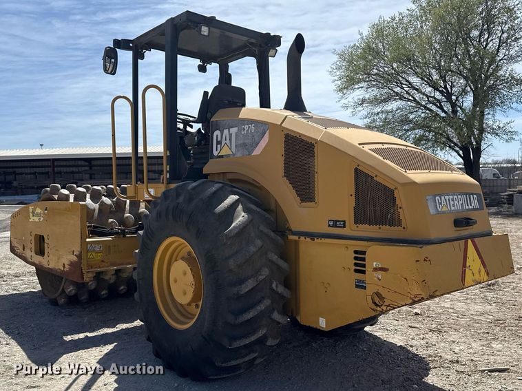 image for item DM5619 2008 Caterpillar CP76 single drum vibratory roller