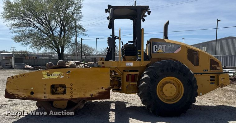 image for item DM5619 2008 Caterpillar CP76 single drum vibratory roller