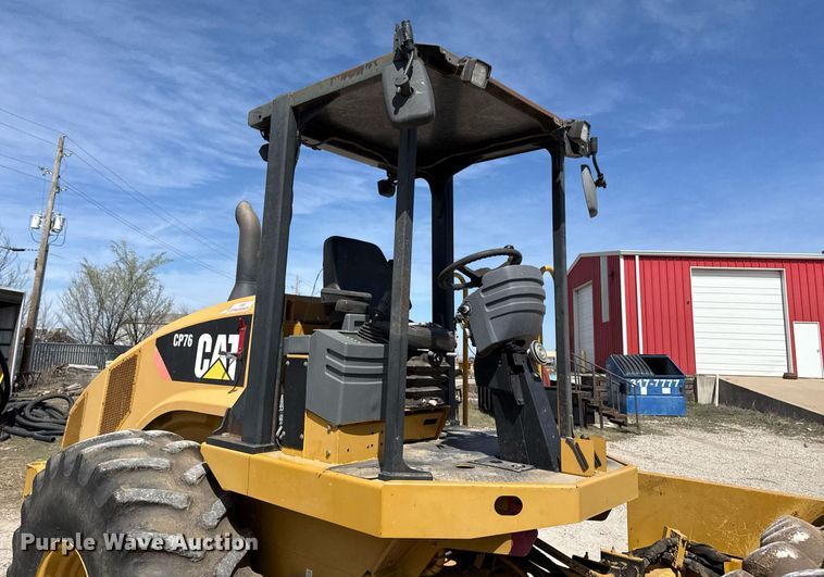 image for item DM5619 2008 Caterpillar CP76 single drum vibratory roller