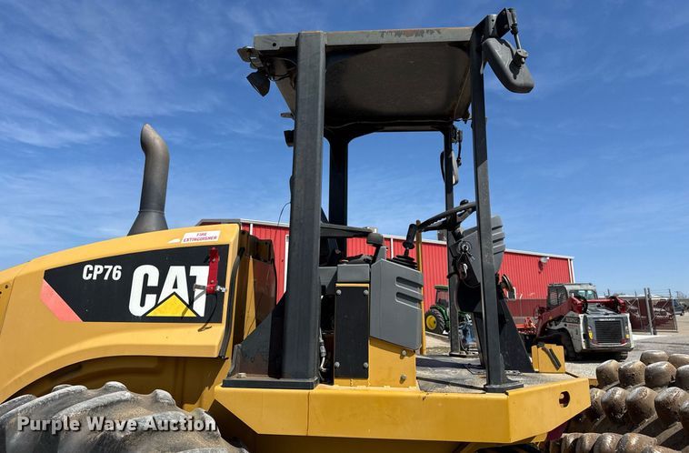 image for item DM5619 2008 Caterpillar CP76 single drum vibratory roller