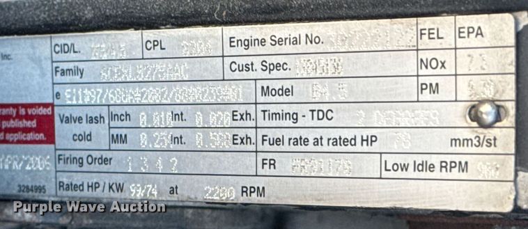 image for item DM5637 2006 Ingersoll Rand SD-77DX TF single drum vibratory roller