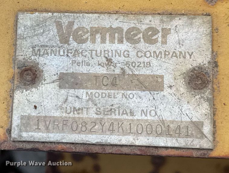 image for item DM5645 (4)  Vermeer TC4 trench compactors