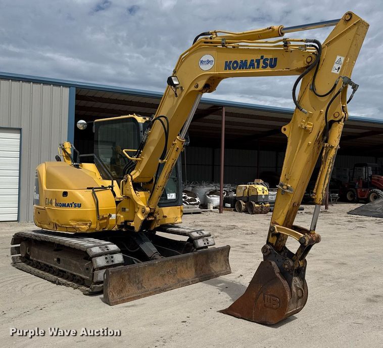 image for item DM5662 2012 Komatsu PC88MR-8 mini excavator