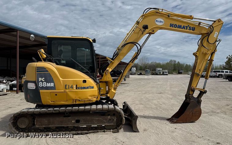 image for item DM5662 2012 Komatsu PC88MR-8 mini excavator