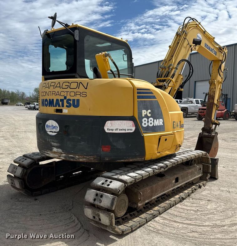 image for item DM5662 2012 Komatsu PC88MR-8 mini excavator
