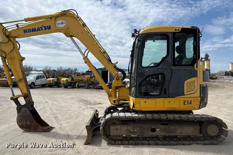image for item DM5662 2012 Komatsu PC88MR-8 mini excavator