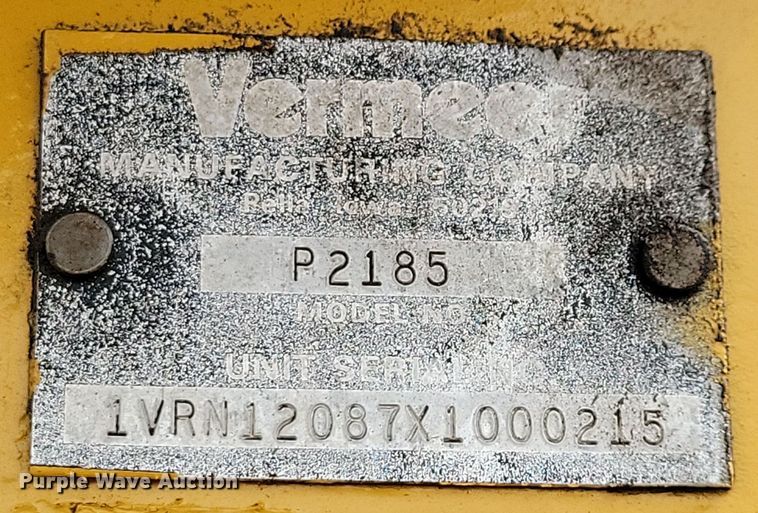 image for item DN3704 1999 Vermeer P185 Renegade cable plow