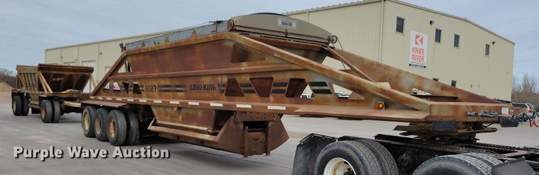 image for item DN3705 1992 Load King 2227 bottom dump trailer