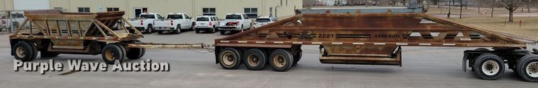 image for item DN3705 1992 Load King 2227 bottom dump trailer