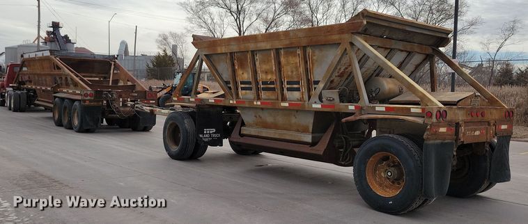 image for item DN3705 1992 Load King 2227 bottom dump trailer