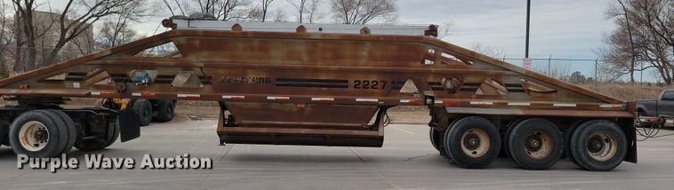 image for item DN3705 1992 Load King 2227 bottom dump trailer