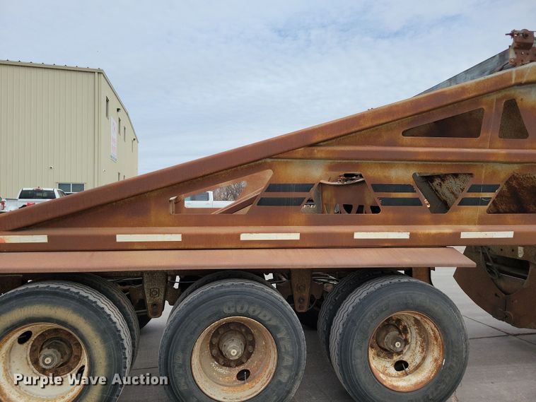 image for item DN3705 1992 Load King 2227 bottom dump trailer