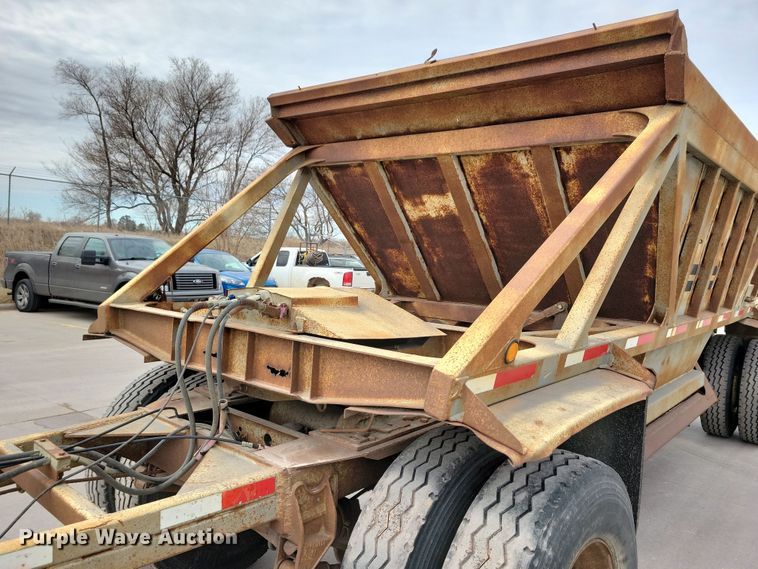 image for item DN3705 1992 Load King 2227 bottom dump trailer