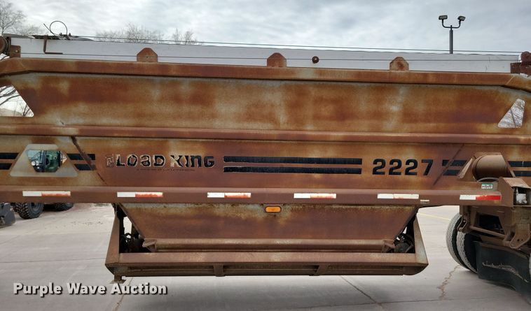 image for item DN3705 1992 Load King 2227 bottom dump trailer