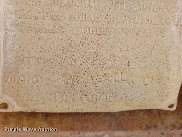 image for item DN3705 1992 Load King 2227 bottom dump trailer