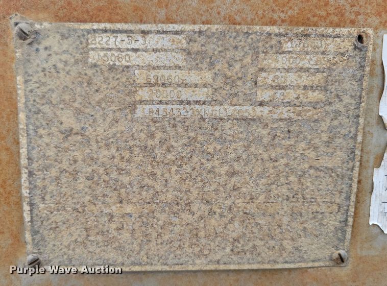 image for item DN3705 1992 Load King 2227 bottom dump trailer