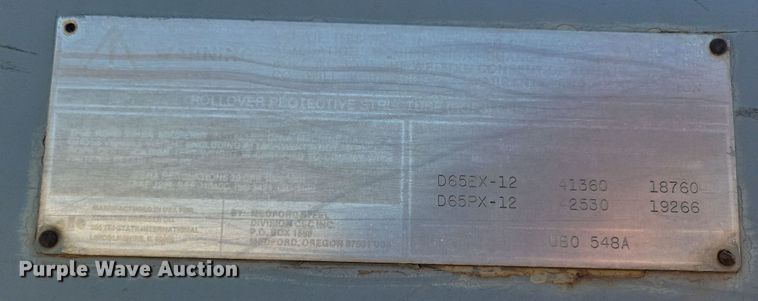 image for item DN3708 1993 Komatsu D65PX-12 dozer