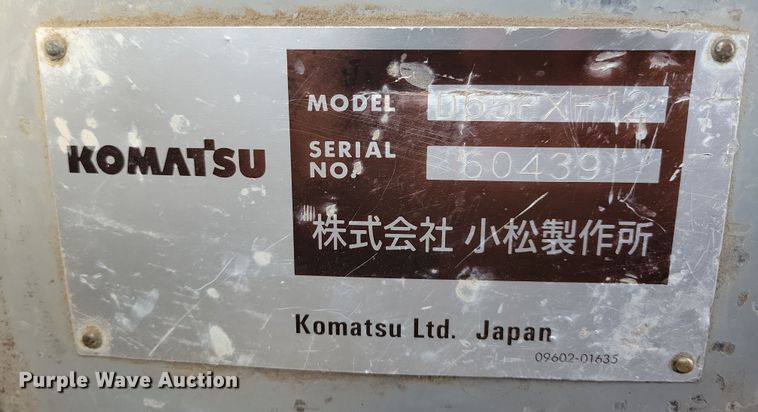 image for item DN3708 1993 Komatsu D65PX-12 dozer