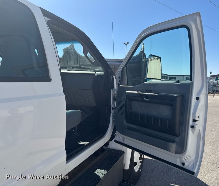 image for item DO0659 2016 Ford F650 Super Duty crew cab crane truck