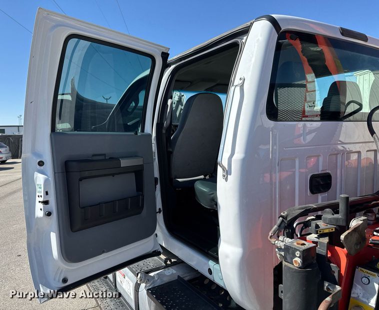 image for item DO0659 2016 Ford F650 Super Duty crew cab crane truck