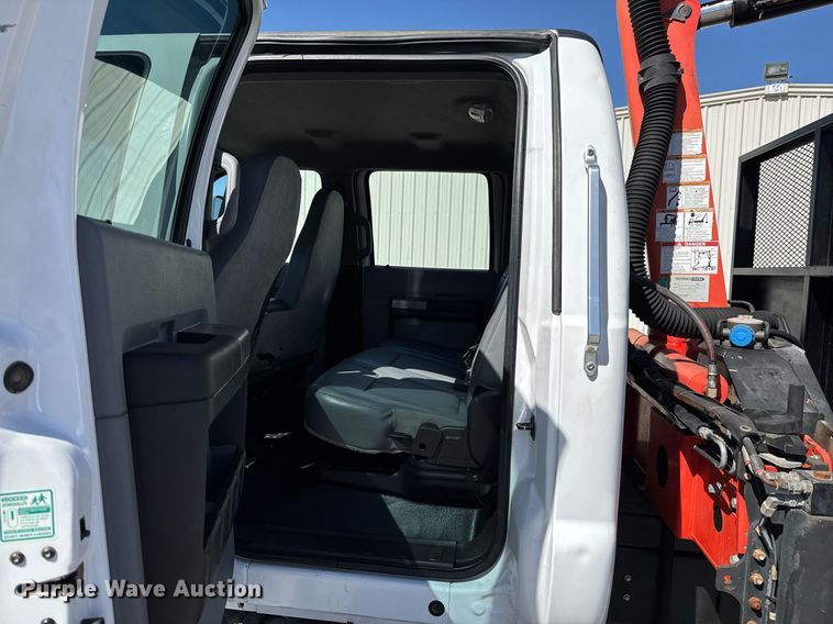 image for item DO0659 2016 Ford F650 Super Duty crew cab crane truck