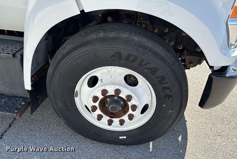 image for item DO0659 2016 Ford F650 Super Duty crew cab crane truck