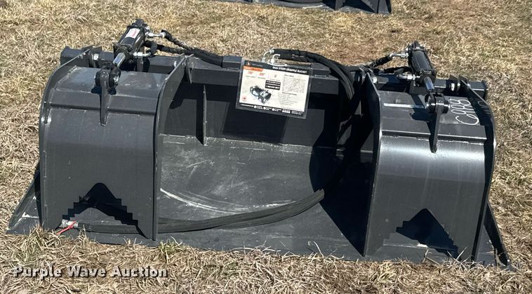 image for item DO0663 2023 Wolverine GB-11-72W skid steer grapple bucket